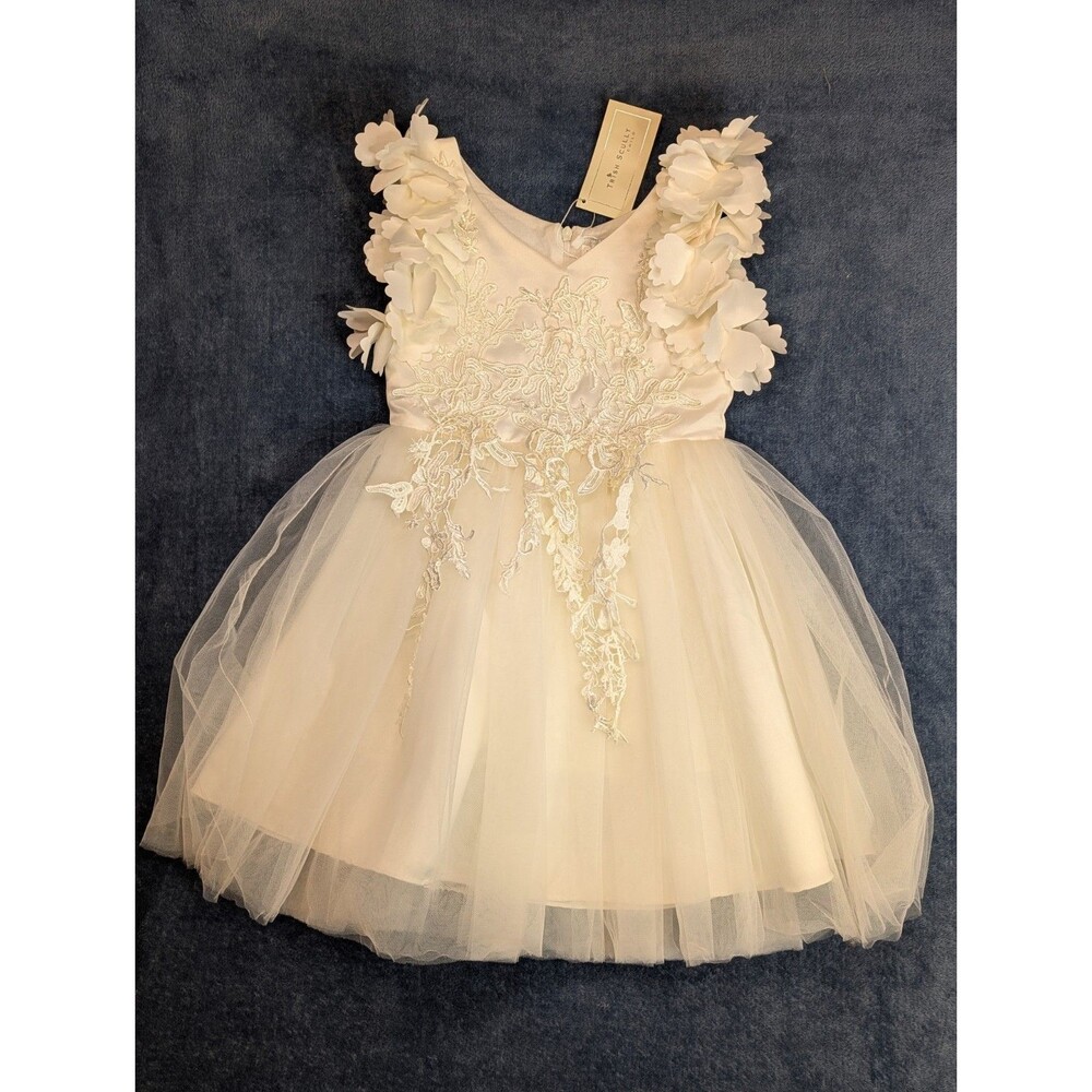 Trish Scully Ivory Nwt Girls Size 4 Wedding Formal Easter Special Occasion Dress